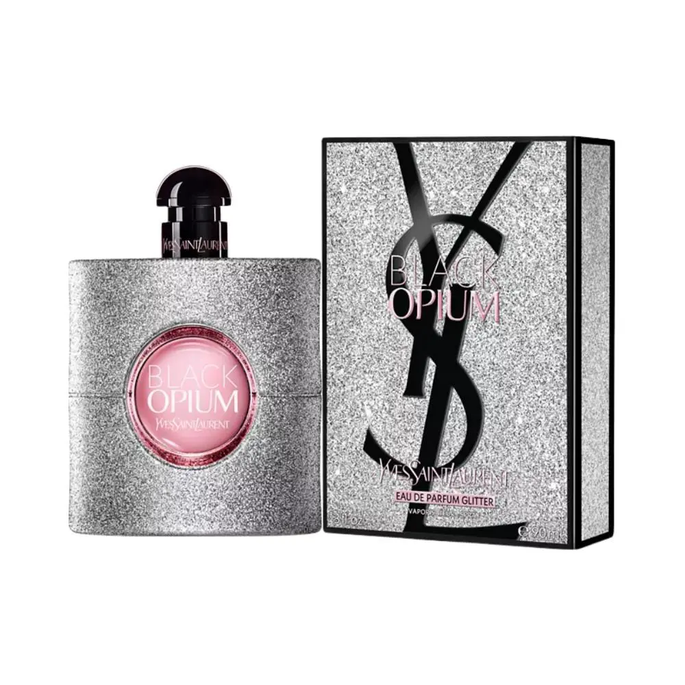 Yves Saint Laurent Ysl Black Opium Glitter 3 oz / 90 ML Edp Spray Perfume For Women