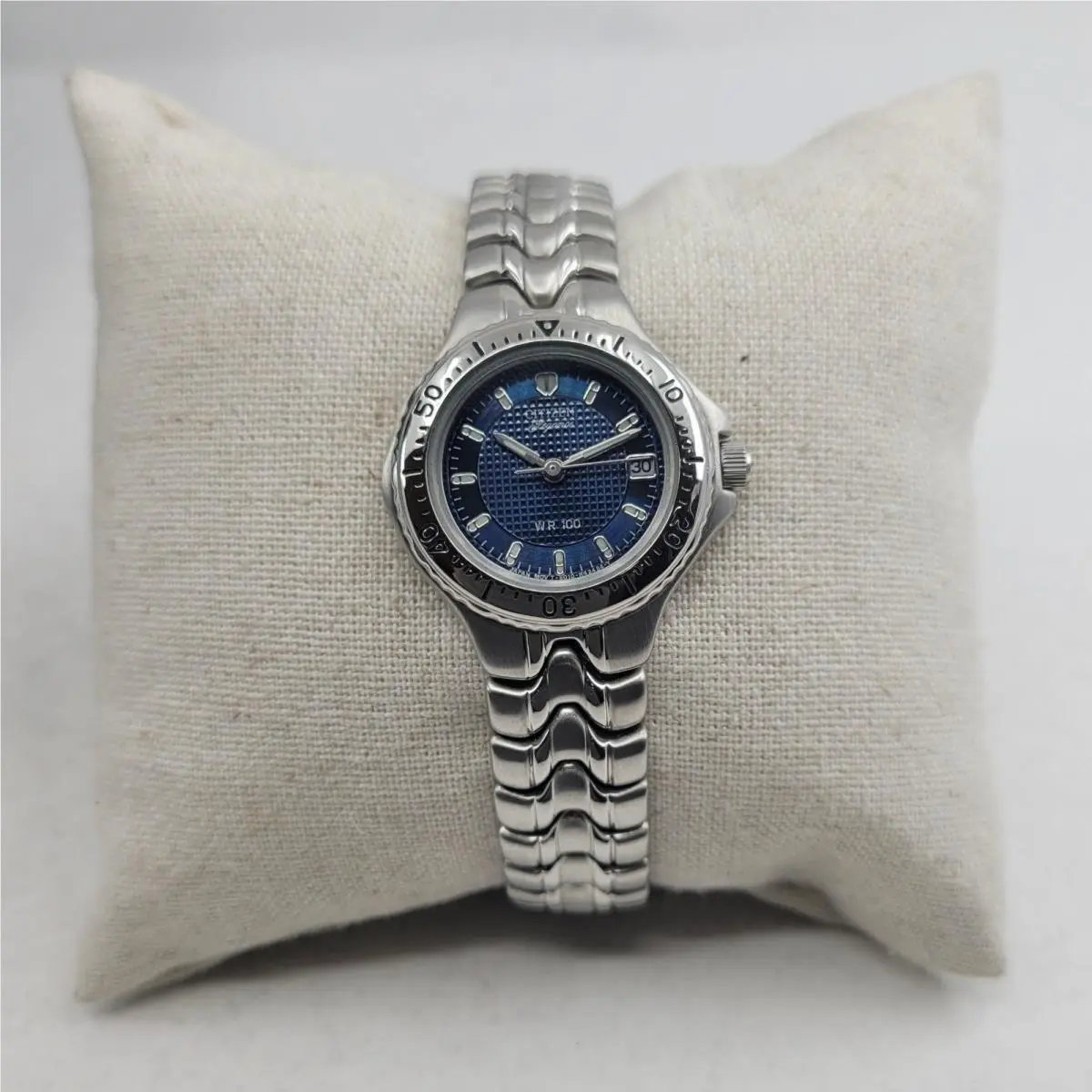 Citizen Elegance WR 100 Blue Dial Ladies Watch EH7420-51L