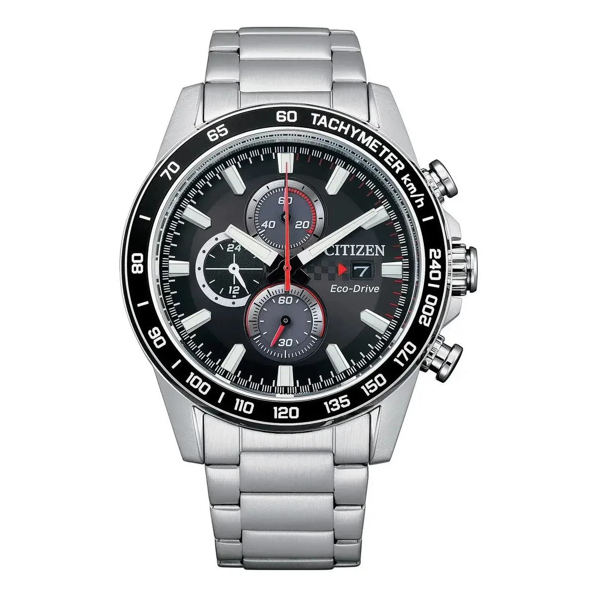 Citizen Men`s Eco-drive Chronograph Black Dial Watch - CA0780-52E