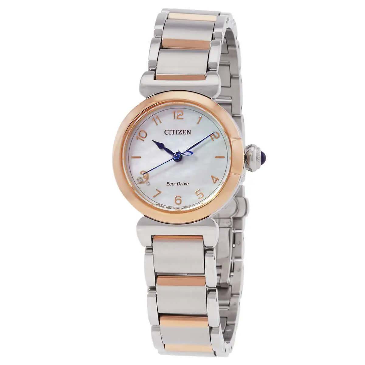 Citizen L Mae White Mop Dial Ladies Watch EM1136-87D