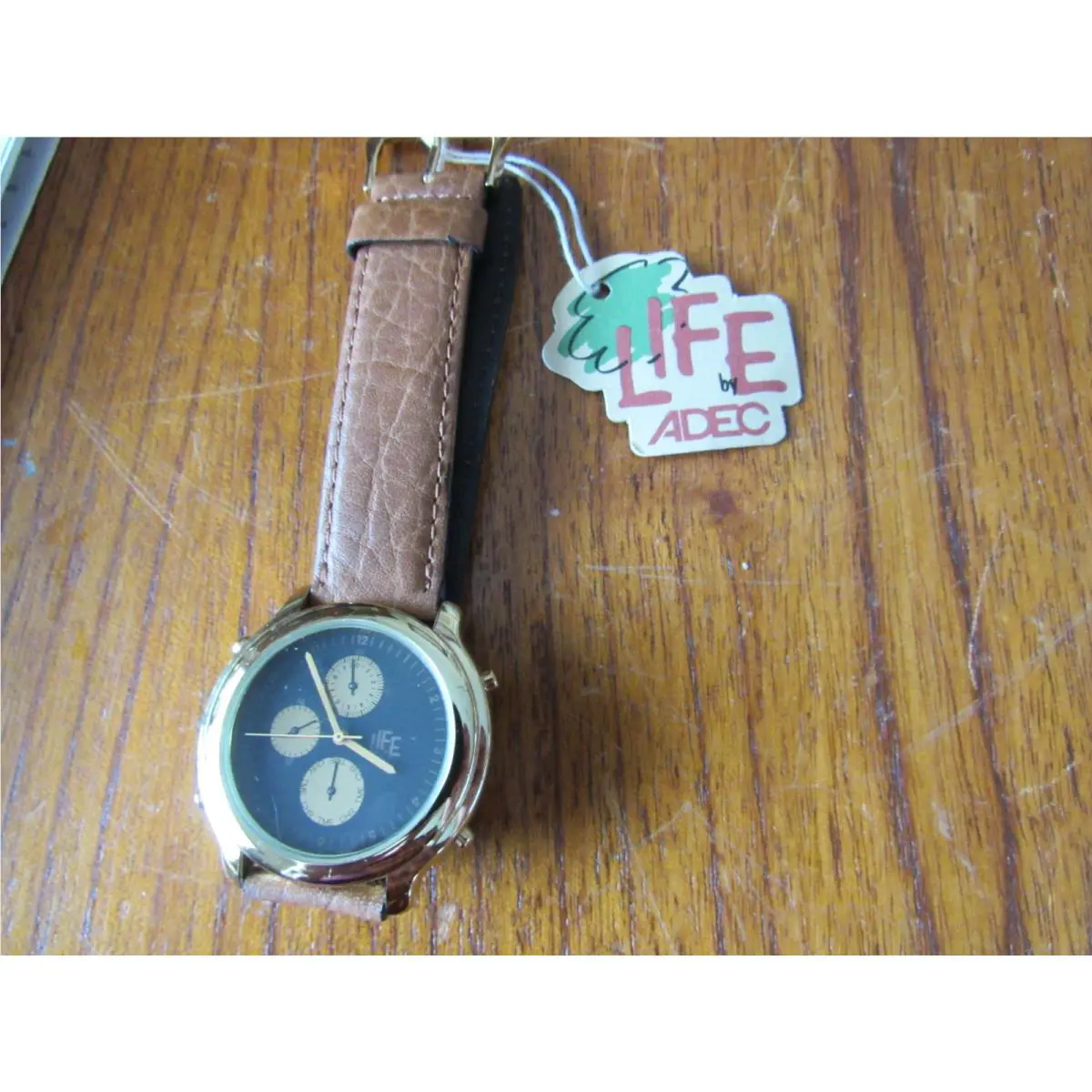 Life BY Citizen Chonograph Old Stock Unisex 36 M/m -retro Batery =manuals