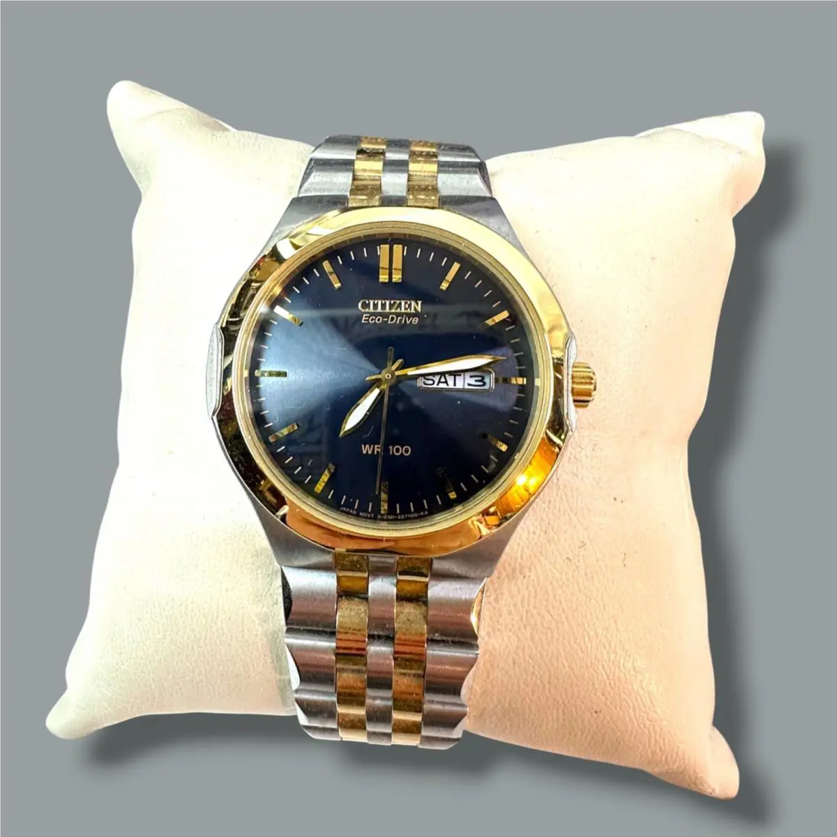 Citizen Eco-drive Mens Two-tone Watch Manuals - Model CB H144 - Solar