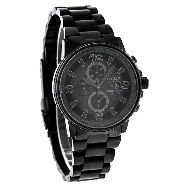 Nighthawk Men`s Eco-drive Chronograph Watch CA0295-58E by Citizen