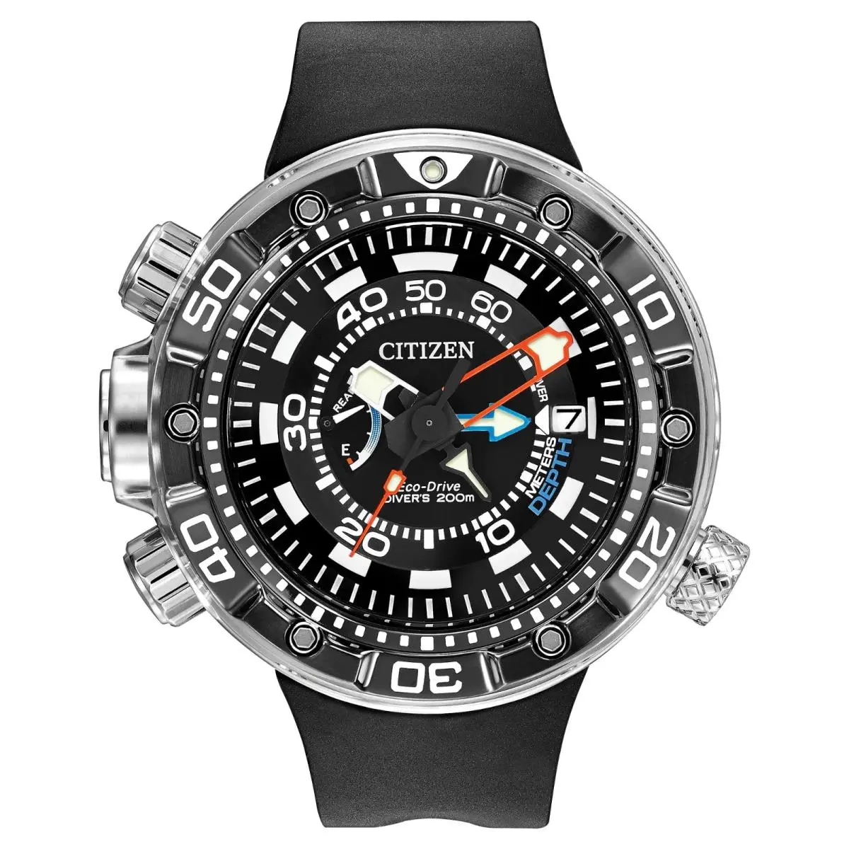 Citizen Eco Drive Promaster Aqualand 200M Depth Meter Dive Watch BN2029-01E