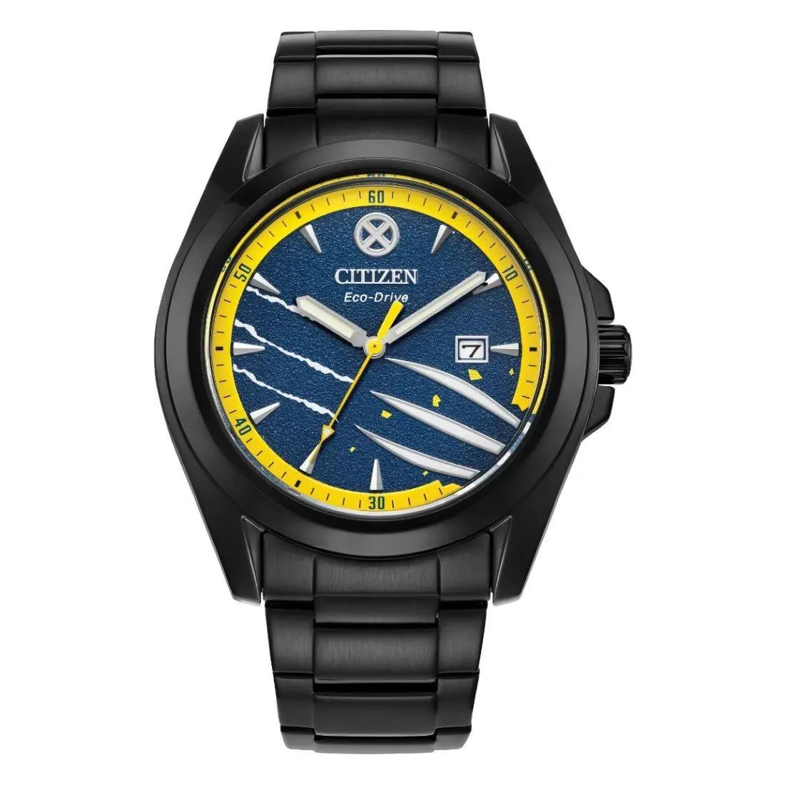 Marvel Wolverine Men`s Blue Dial Quartz Watch AW1435-66W by Citizen
