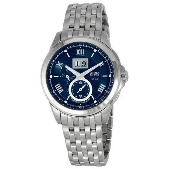 Citizen Calibre 3100 Eco-drive Blue Dial Stainless Steel Men`s Watch BT0000-58L
