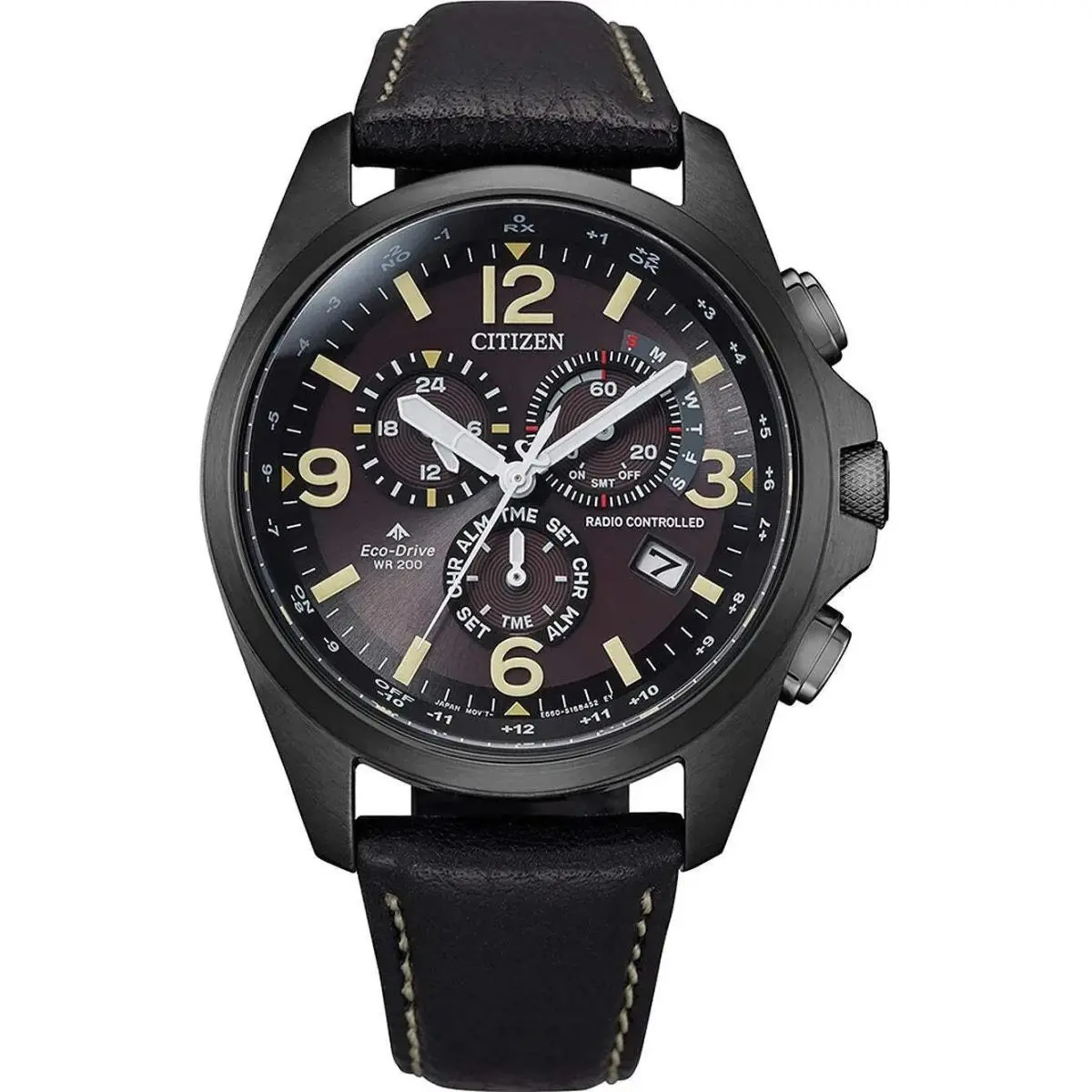 Citizen Promaster Land Eco-drive Radio Controlled Men`s Watch CB5925-15E
