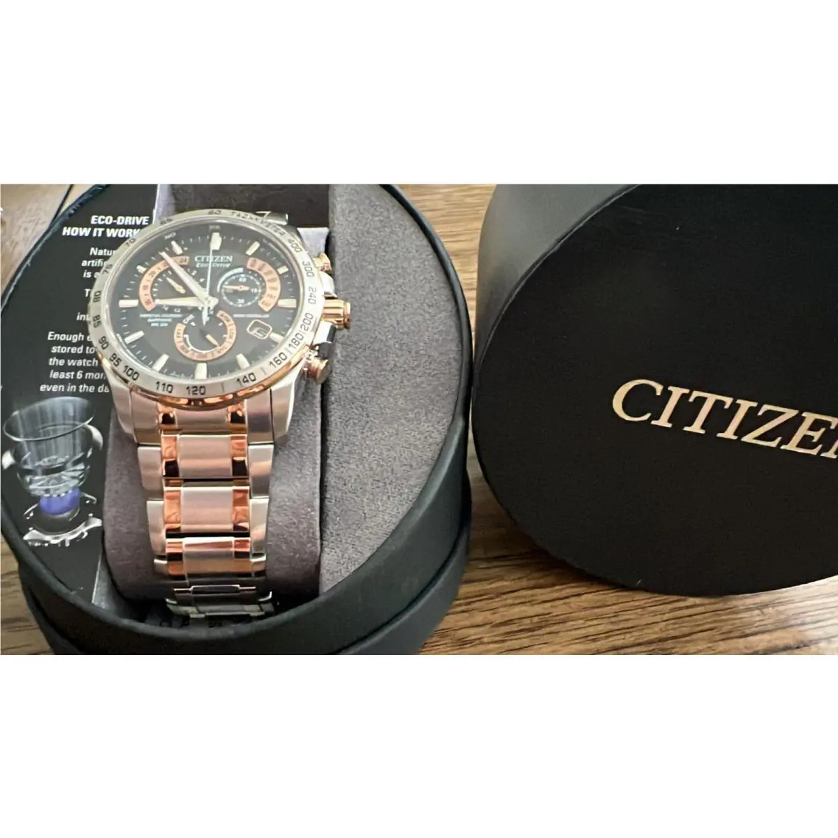 Citizen E650-S115370 Chronograph Radio Controlled World Time