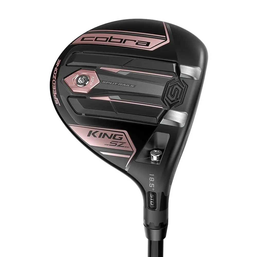 Lady Cobra King SZ Black / Rose Gold 17-20° 3 Wood Ust Helium Black - Black / Rose Gold