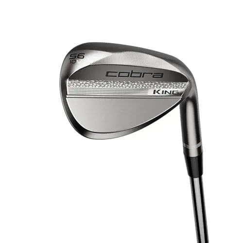 Cobra Golf Left Hand King V Grind 60 Lob Wedge 60-8 Dynamic Gold Spinner Chrome - Gold