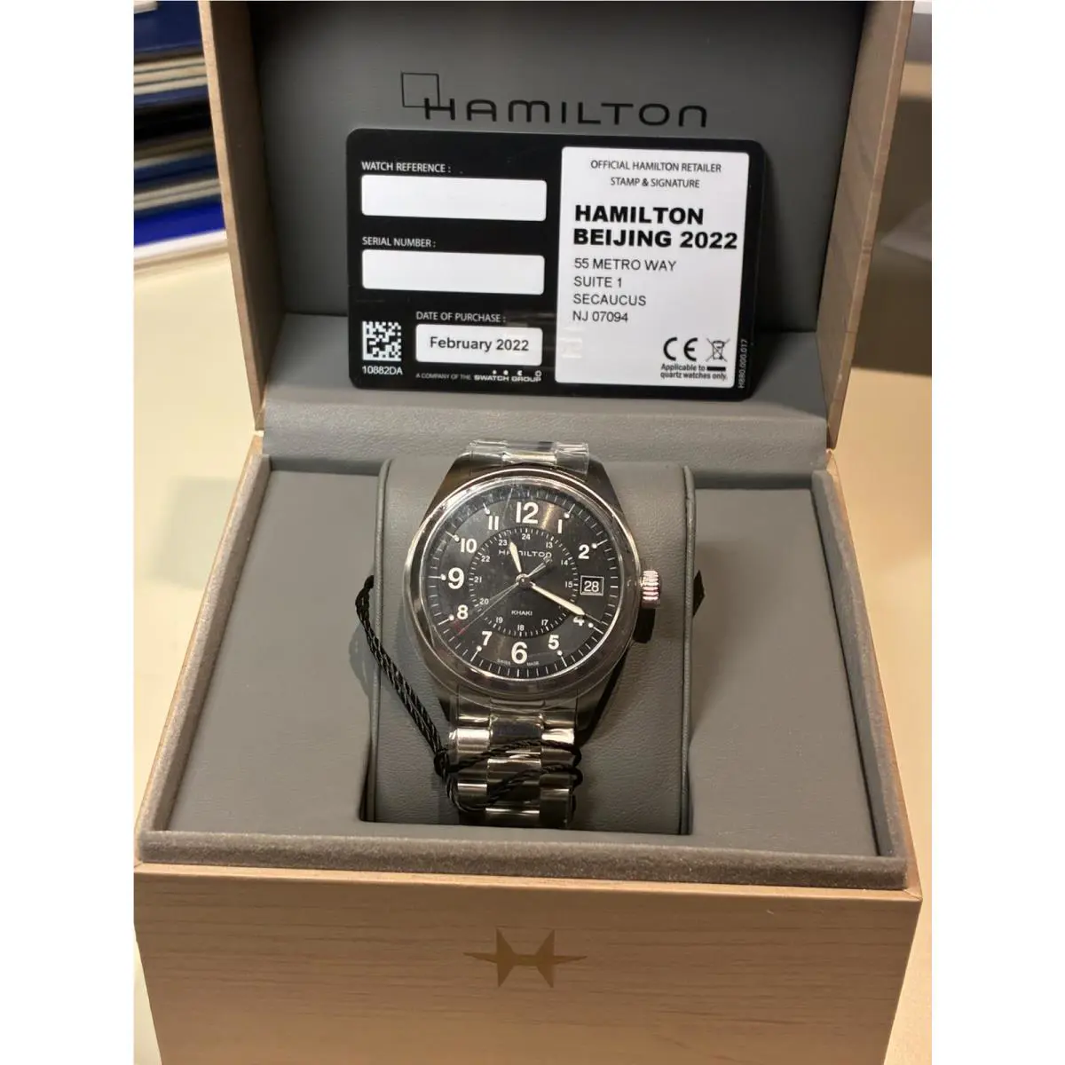 Hamilton Team Usa Men’s Watch Rare Collector Piece - Beijing 2022