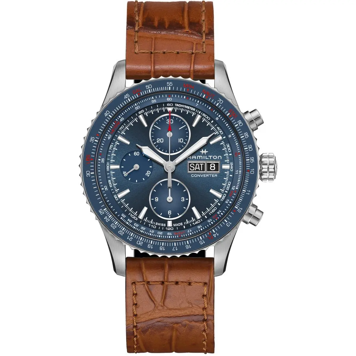 Hamilton Men`s Khaki Aviation 44mm Automatic Chronograph Watch H76746540