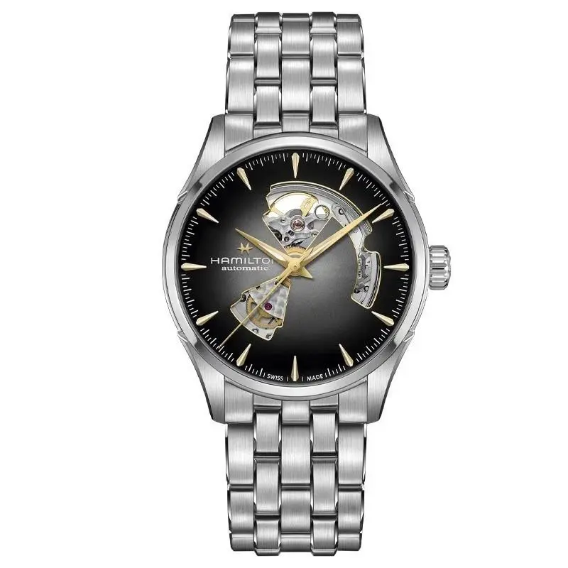 Hamilton Jazzmaster Open Heart Auto 42mm Grey Dial Men`s Watch H32705180