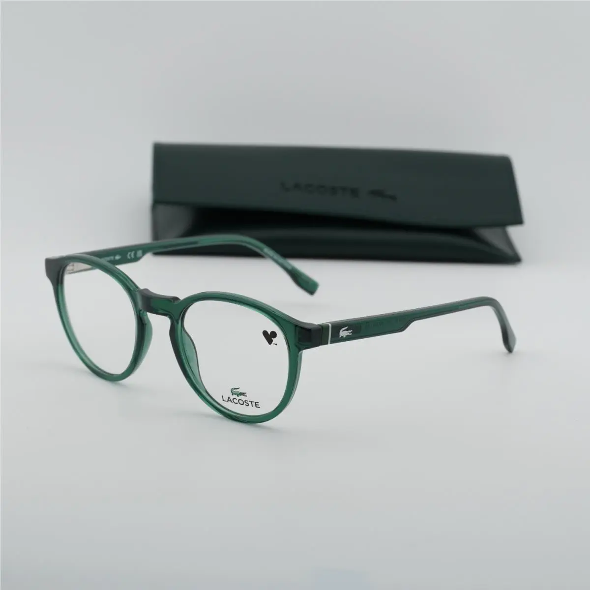 Lacoste L2950N 301 Transparent Green 49mm Eyeglasses