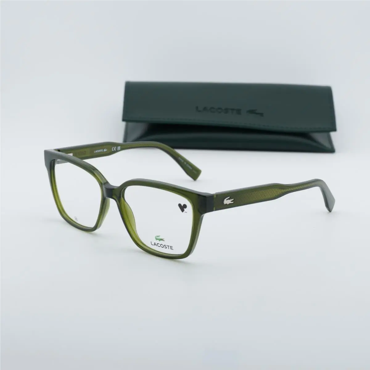 L2962 275 Khaki 54mm Eyeglasses by Lacoste