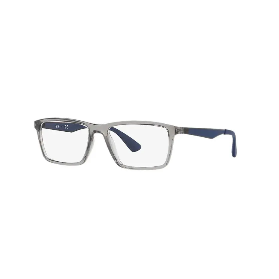 Ray Ban RX7056 5814 Transparent Grey Unisex Frames 53-17-145mm-100%