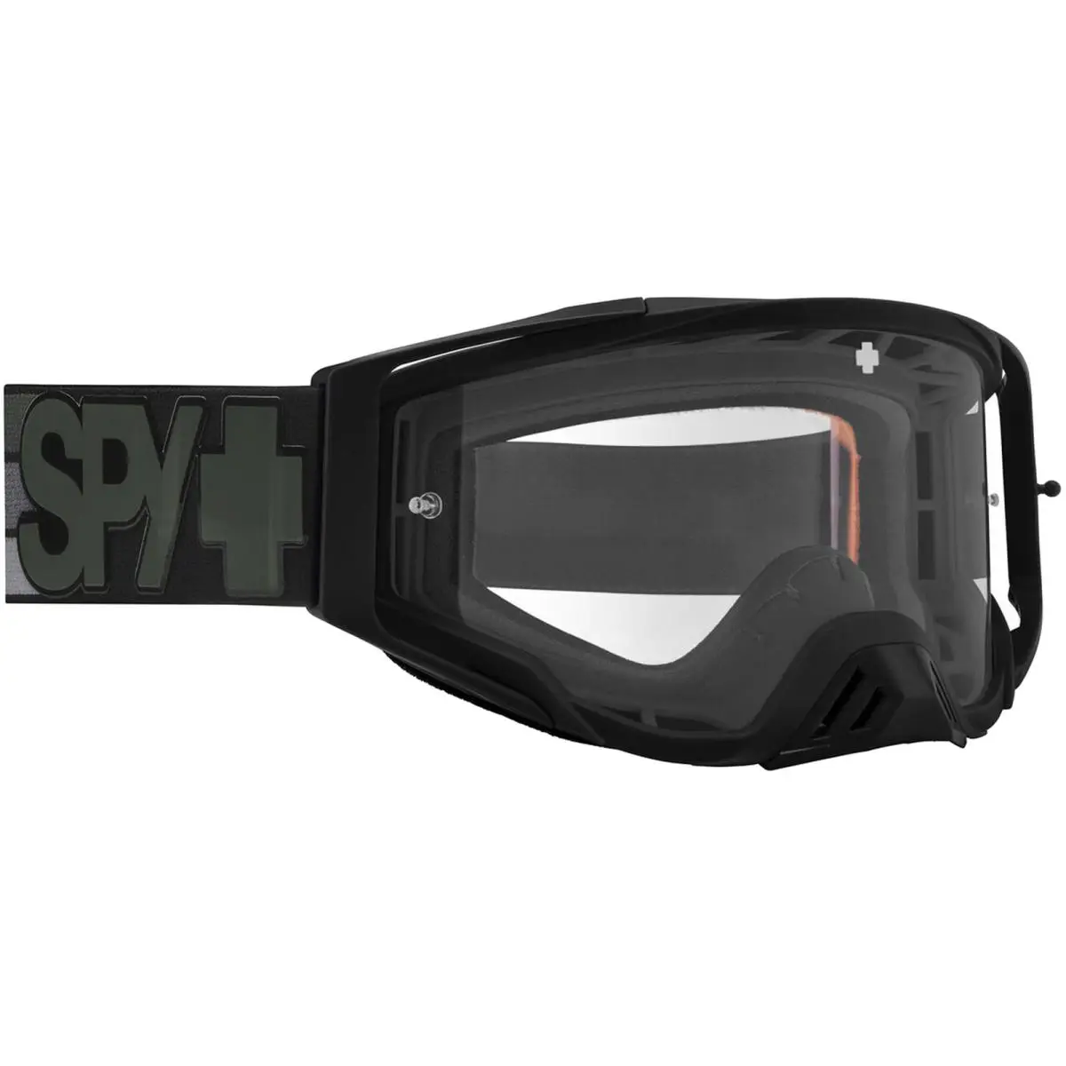 Spy Optic Foundation Matte Smoke Motocross Goggles - 3200000000035