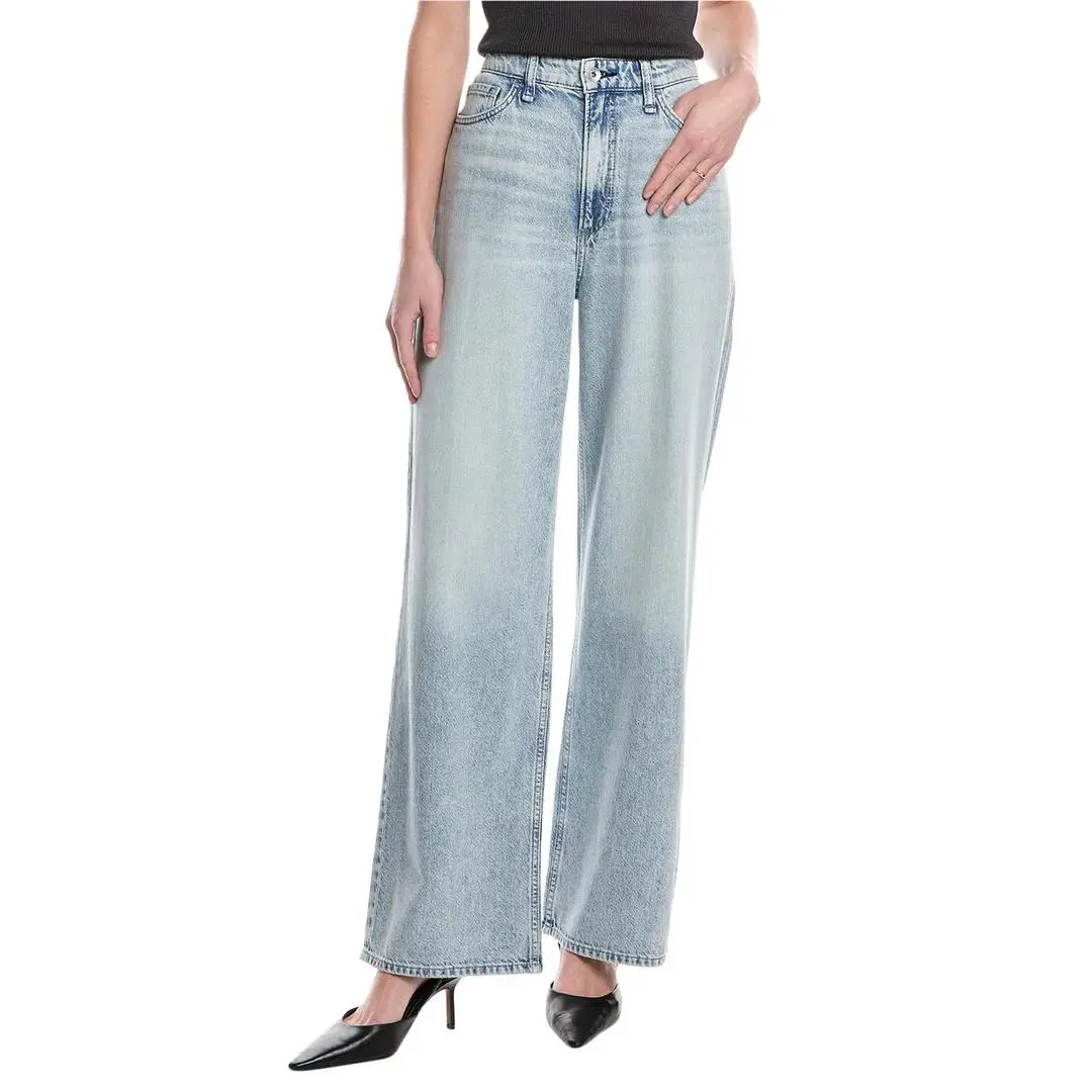 Rag Bone Size 29 The Cloud Lori Jean Kate High Rise Wide Leg Jeans