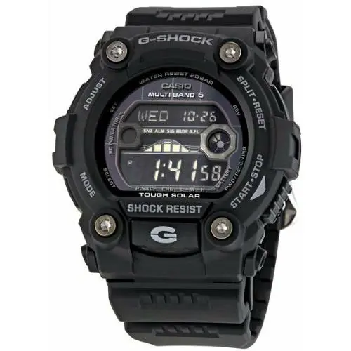 Black G-shock GW7900B-1 Black Atomic Solar Digital Men`s Watch by Casio