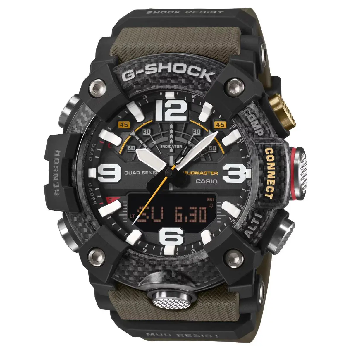G-shock Mudmaster Black Dial Resin Band Watch GGB100X-1A3 by Casio