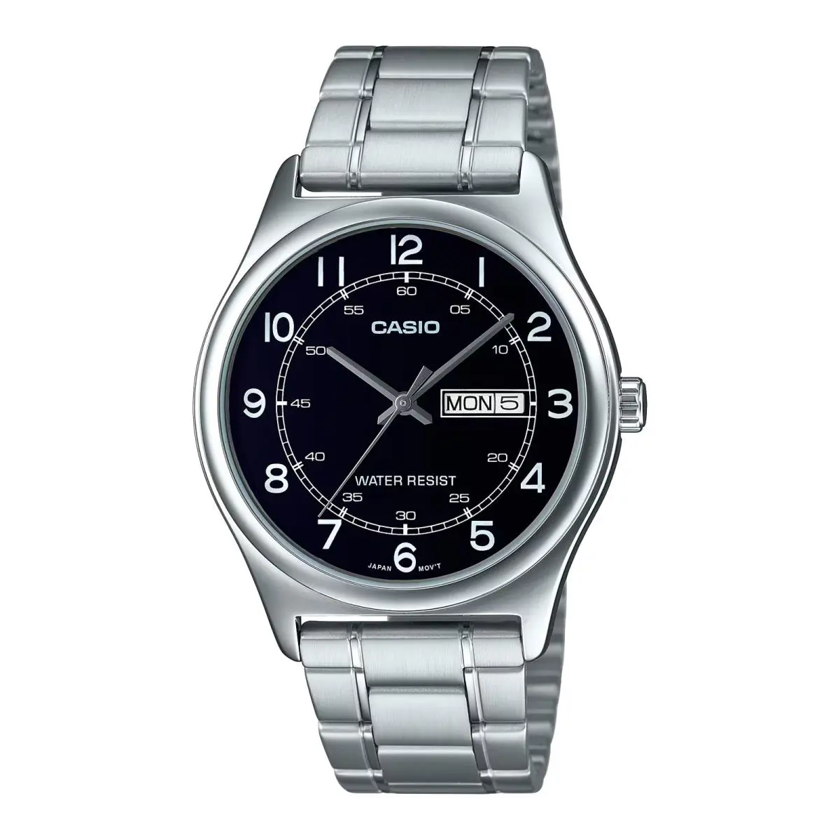 Casio Men’s Black Dial Day Date Analog Watch - MTP-V006D-1B2UDF