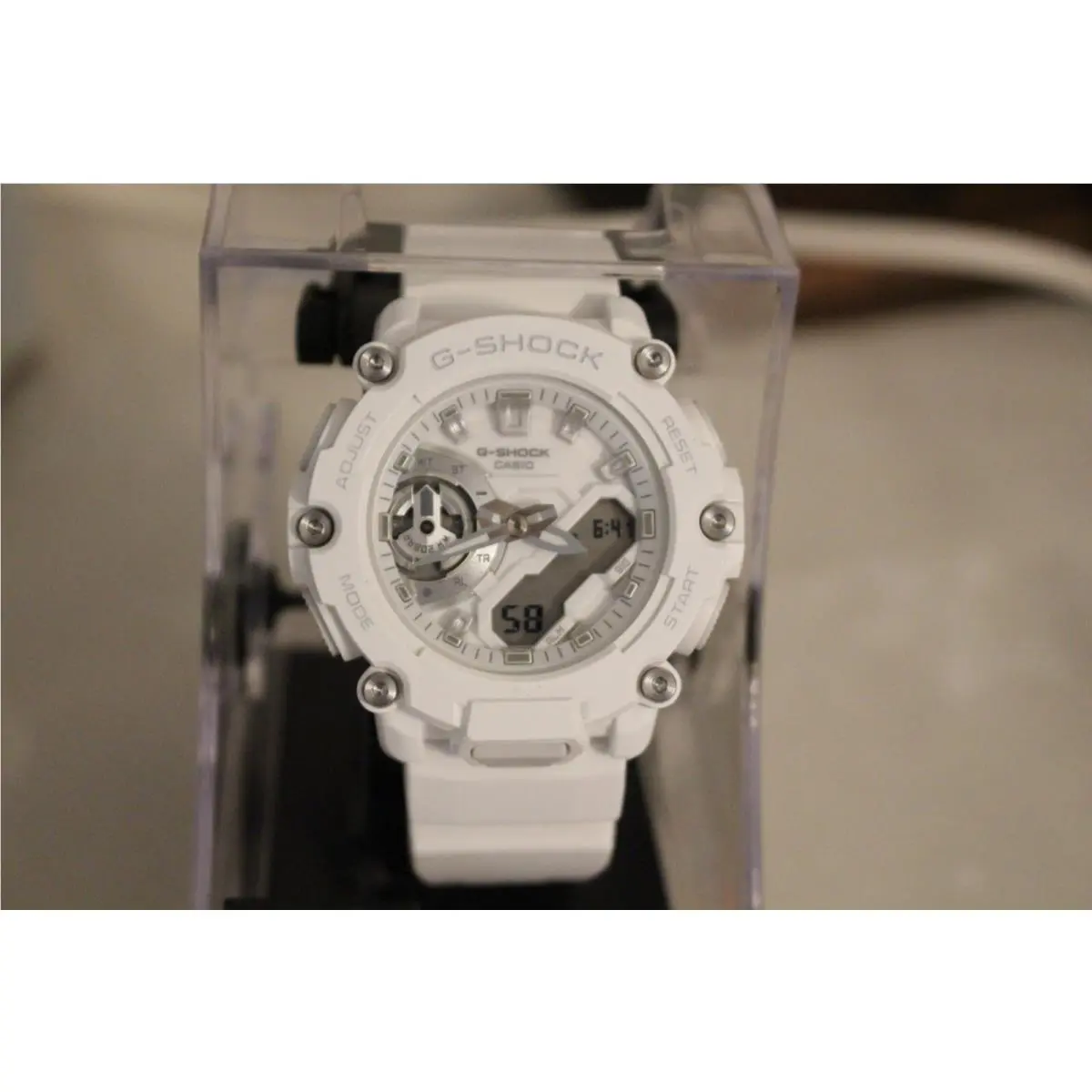 Ladies Casio G-shock White GMAS2200M