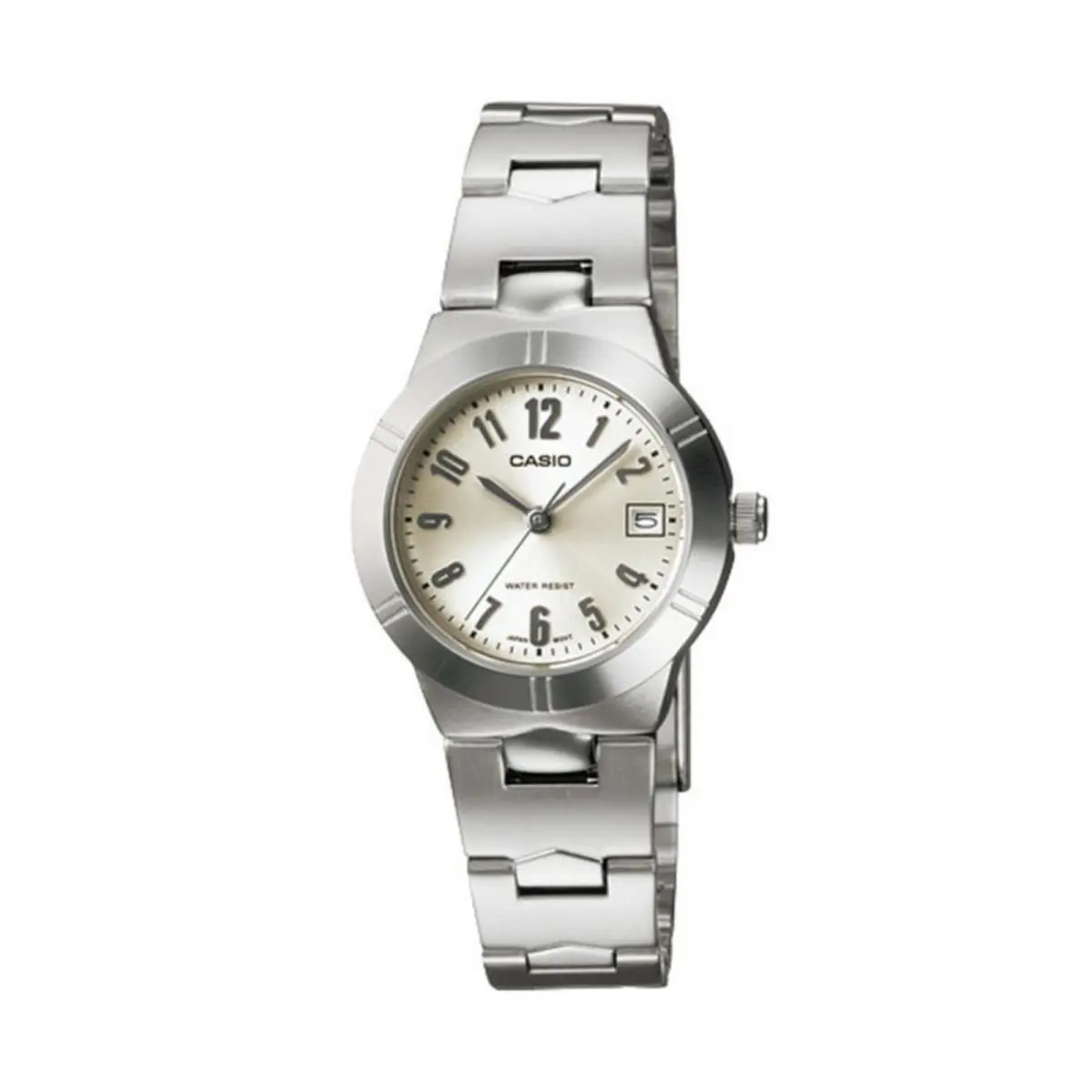 Women’s Champagne Dial Analog Watch with Stainless Steel Bracelet by Casio