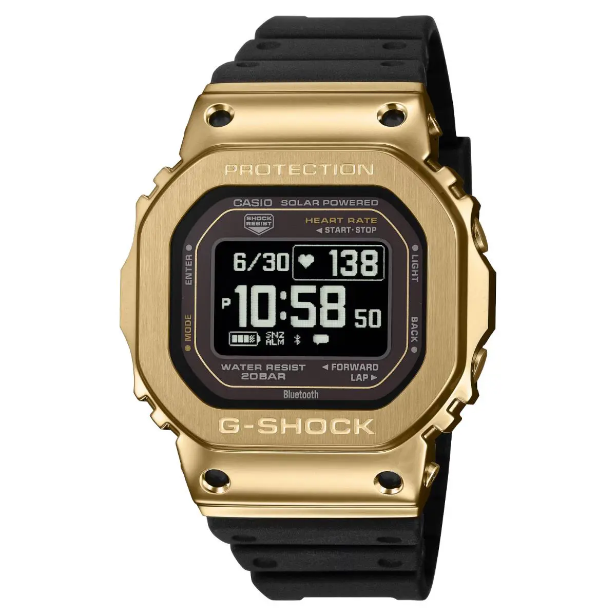 Casio G-shock GM-H5600 Series Black Dial Resin Band Watch GMH5600-9