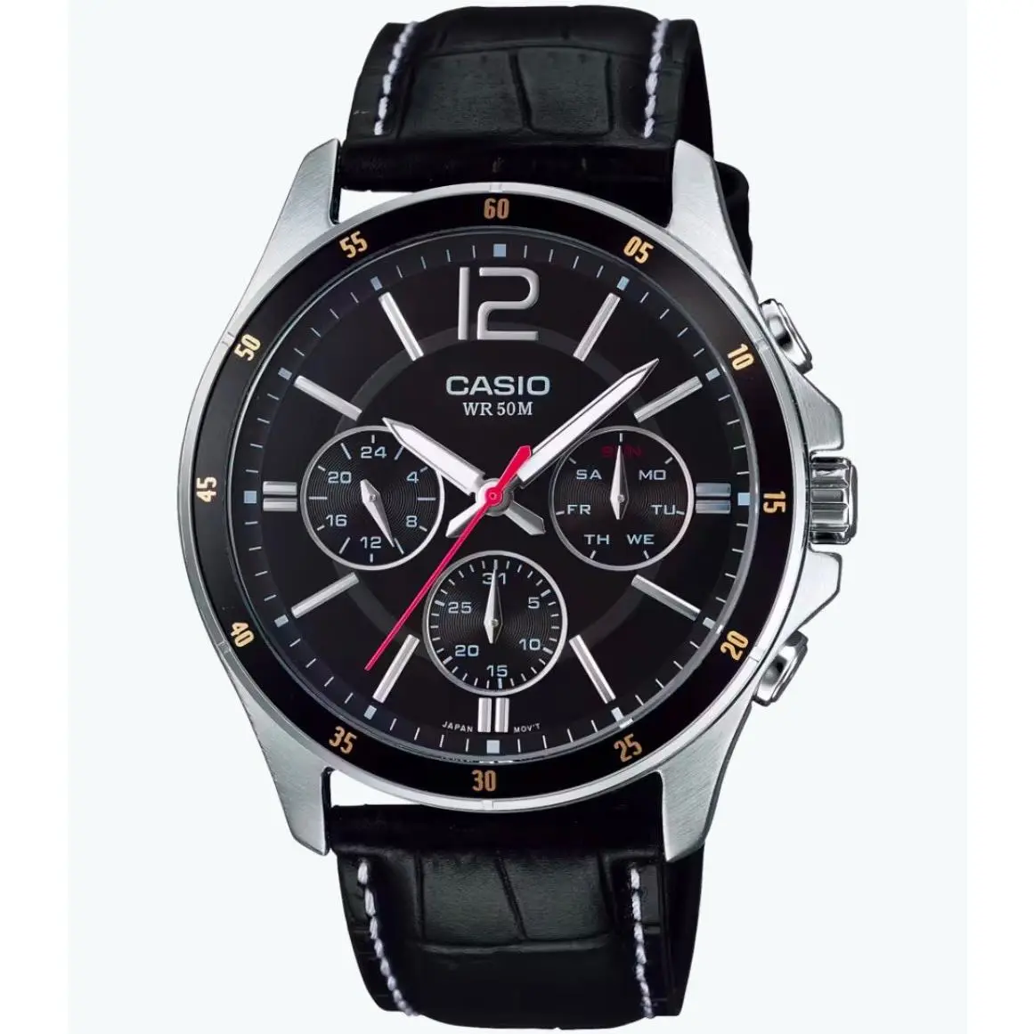 MTP-1374L-1AVDF Men`s Classic Day and Date Multifunction Quartz Watch by Casio