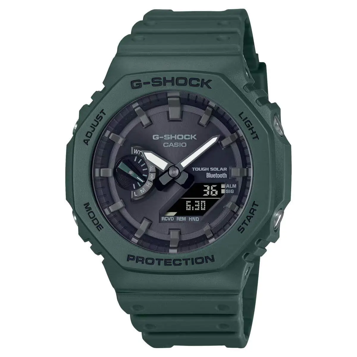 G-shock GA-B2100-3A ak Green Solar Bluetooth A/d Watch by Casio