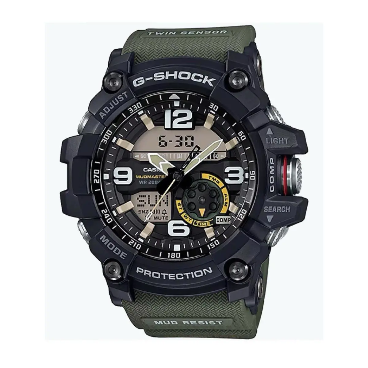 G-shock GG-10001A3 Mudmaster Men’s Green Watch by Casio