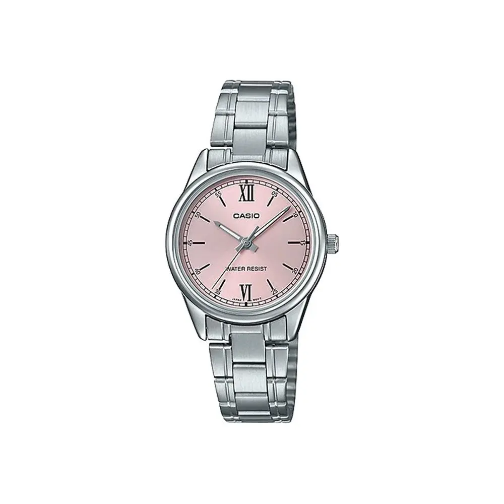 LTP-V005D-4B2 Women`s Standard Stainless Steel Black Dial Analog Watch by Casio