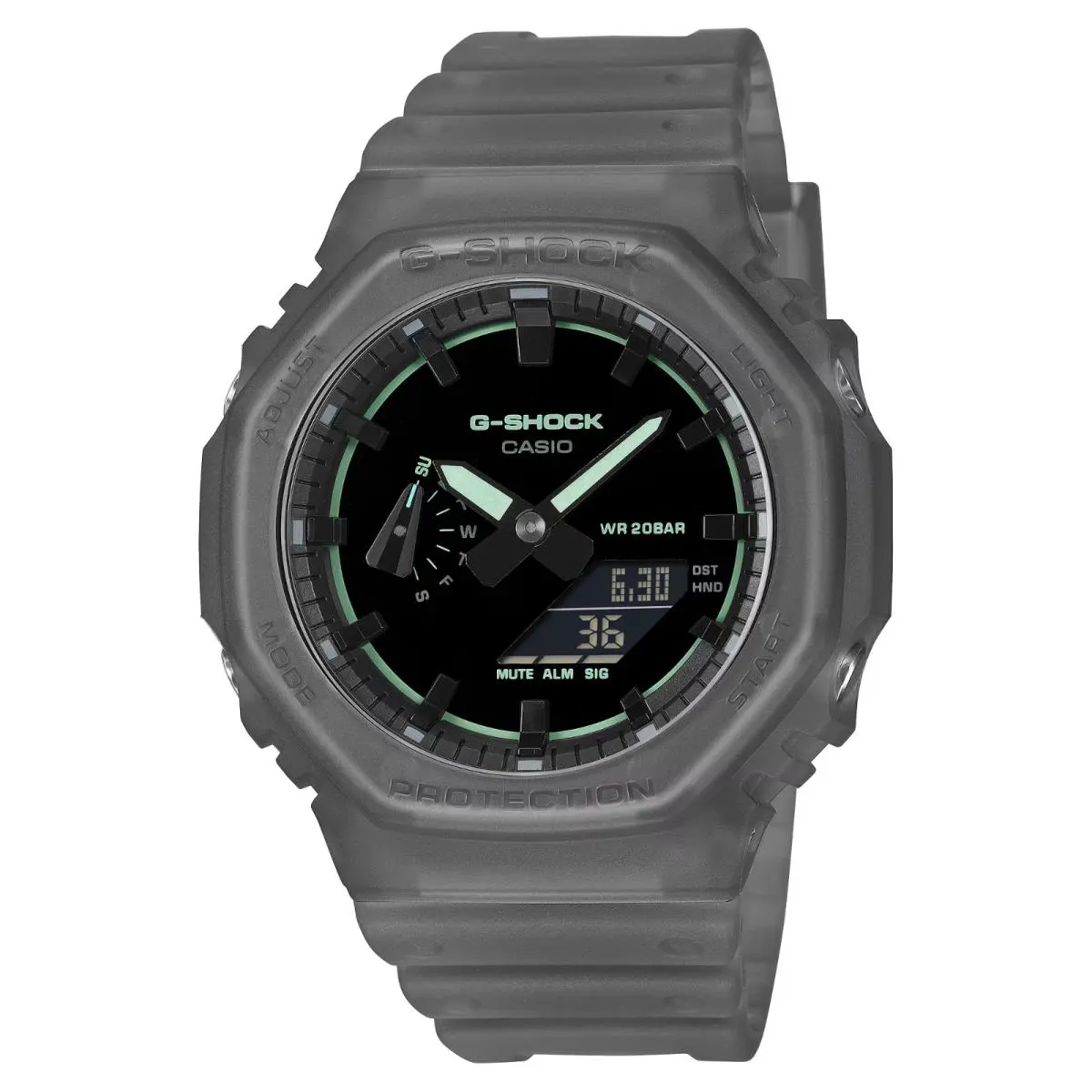 Casio G-shock GA2100K-1A Analog-digital Watch GA-2100 Series Black Shock Resis