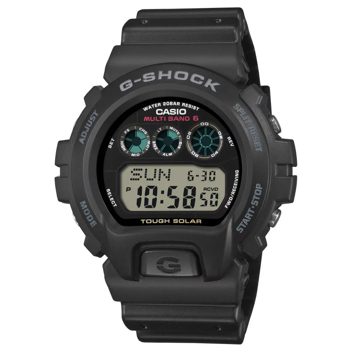 Casio GW6900U-1 Tough Solar Atomic G-shock Digital Chrono 200M Sport Watch