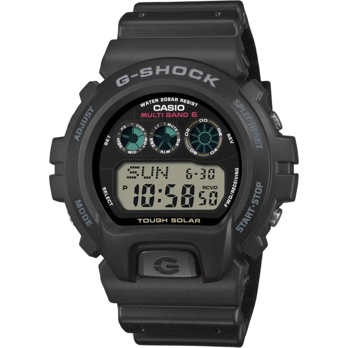 Men`s Watch G-shock Black and Grey Analog-digital Dial Strap GW-6900U-1CR by Casio