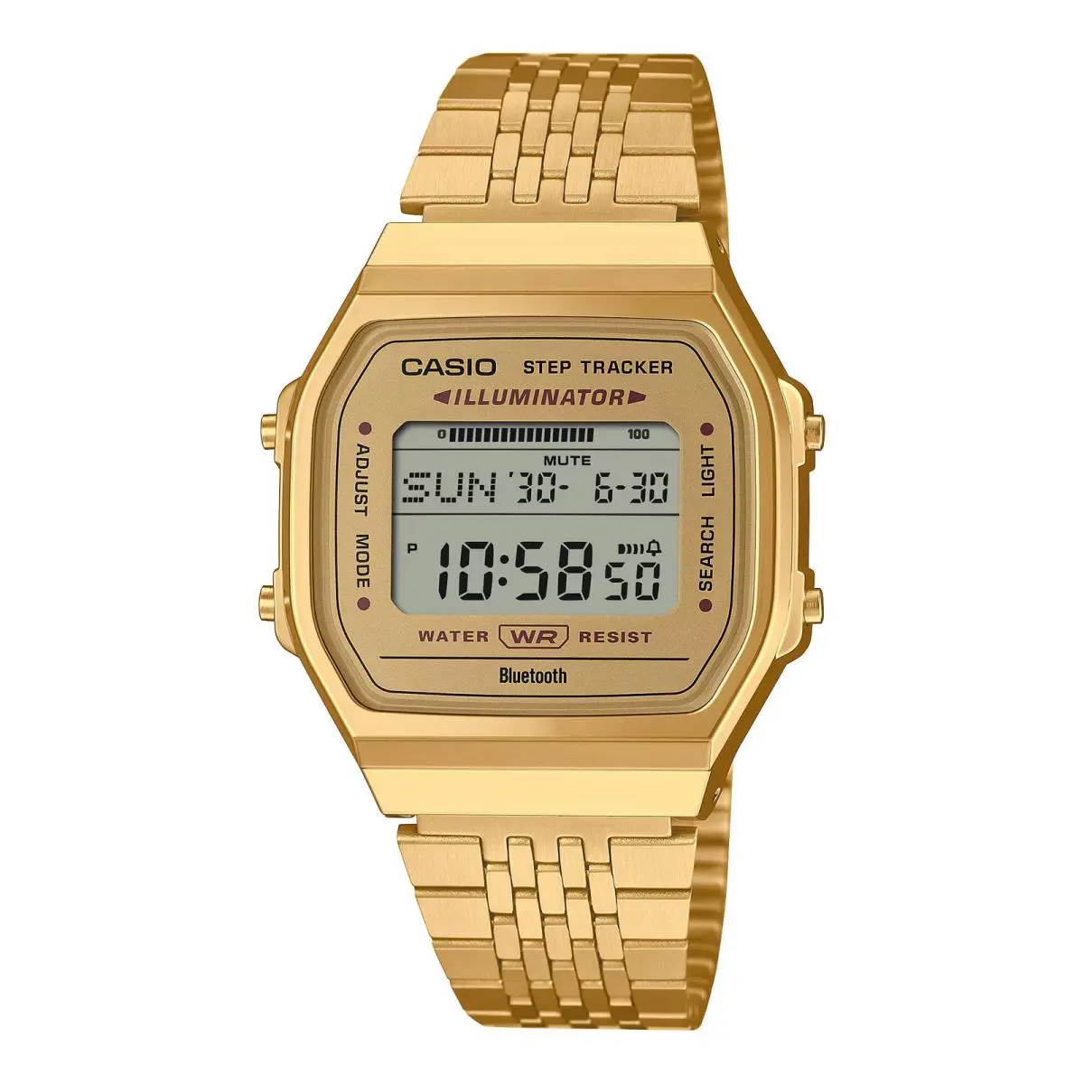 Casio ABL-100WEG-9A ABL100WEG Gold Bluetooth Digital Watch