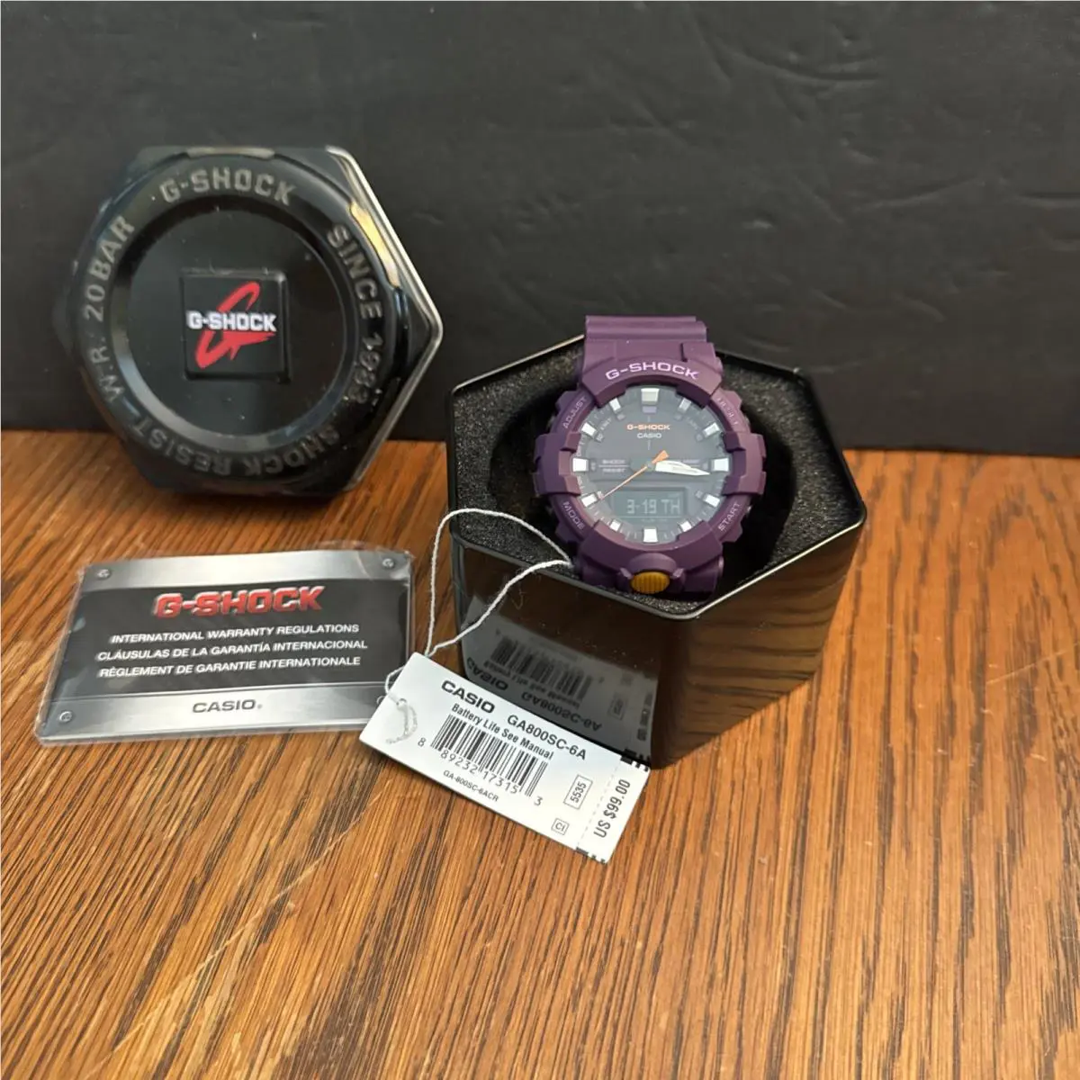 G-shock GA-800SC Wristwatch Purple by Casio