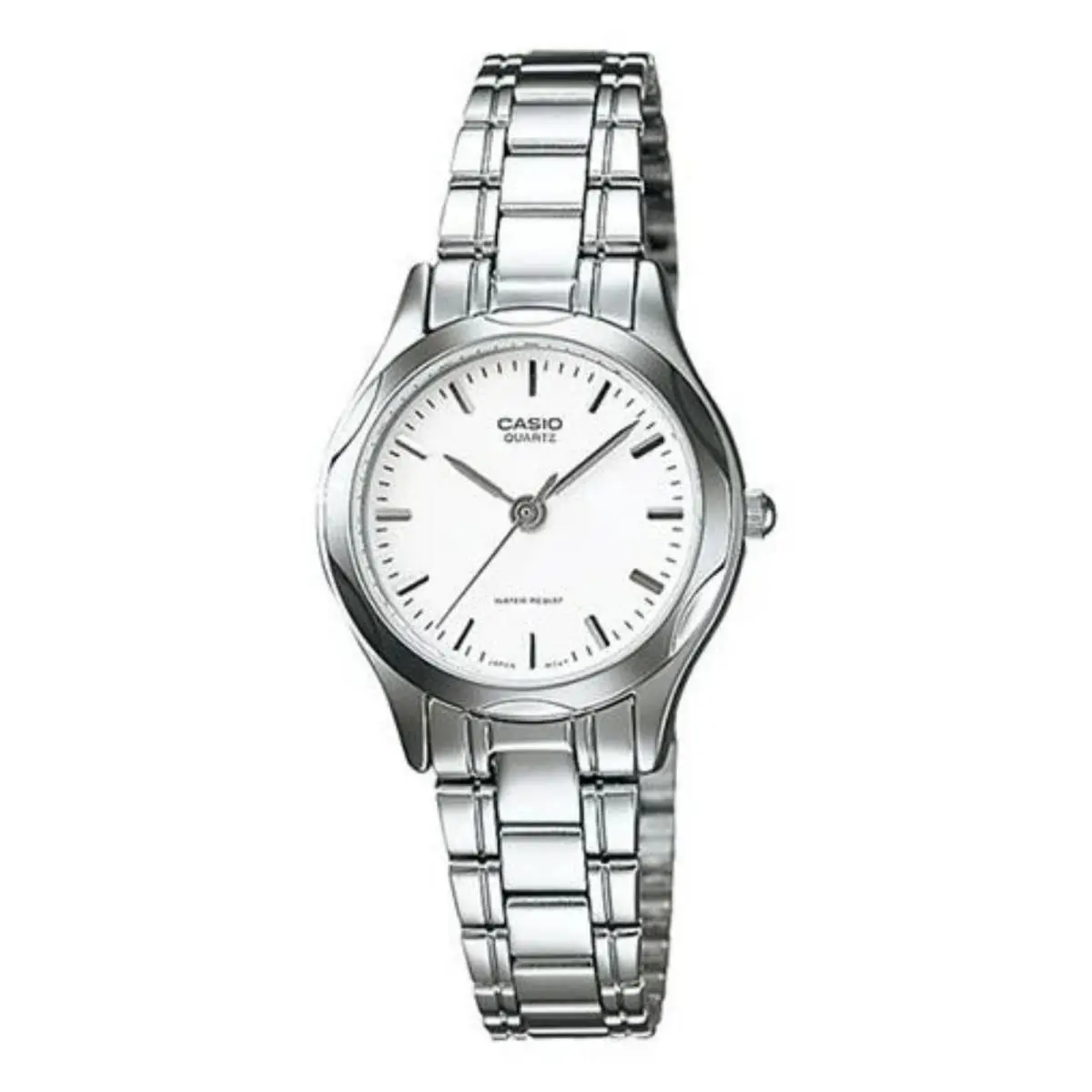 Casio Women’s White Dial Watch with Stainless Steel Bracelet - LTP-1275D-7A
