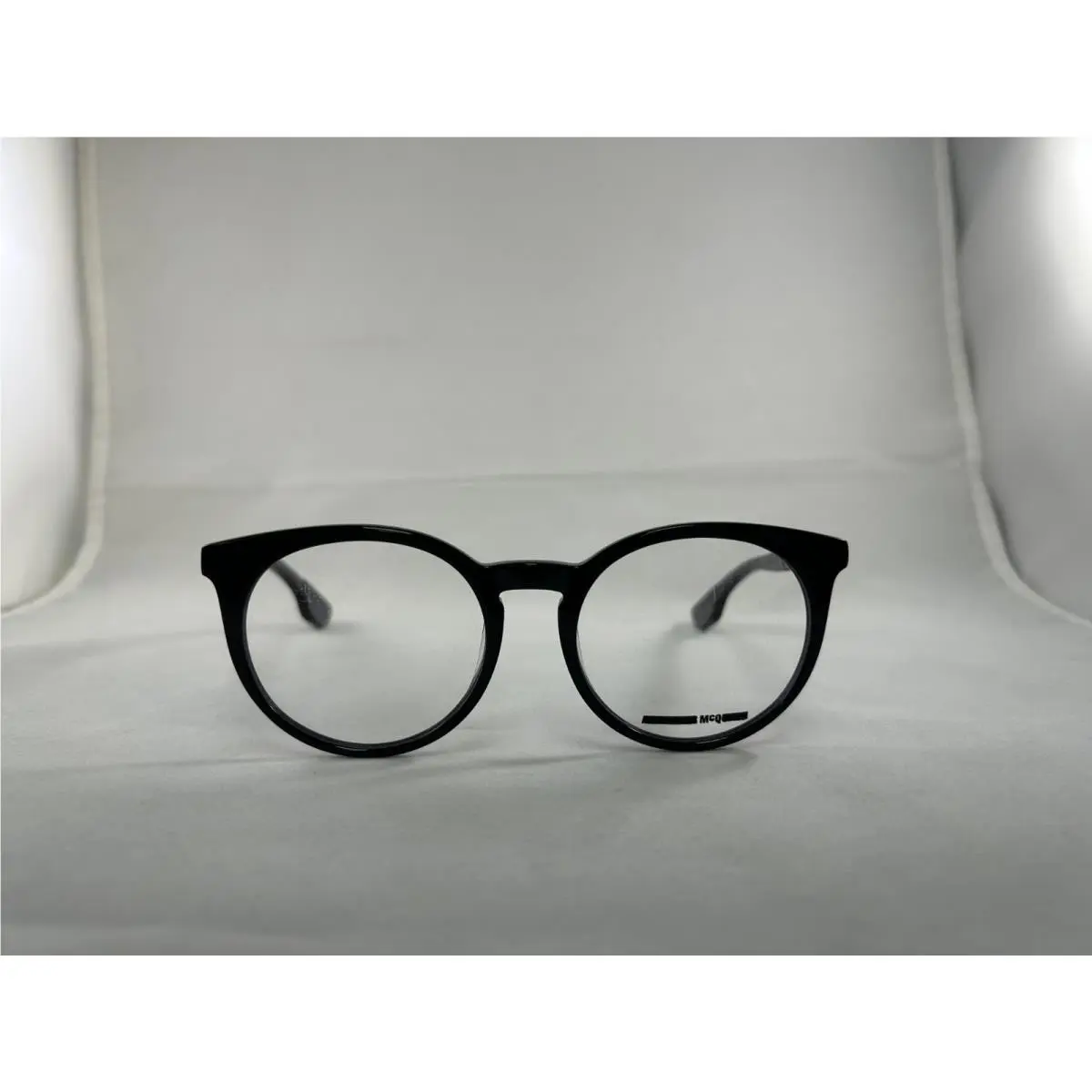 Mcqueen MQ0066O Eyeglasses 001 Round Black 51 19-145 cc