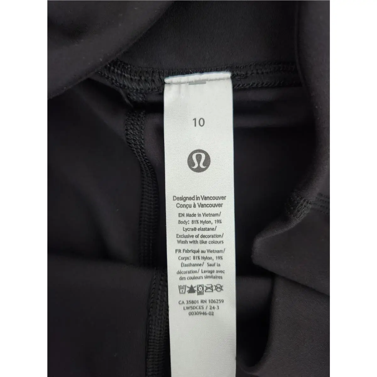 Lululemon clothing - Black 5