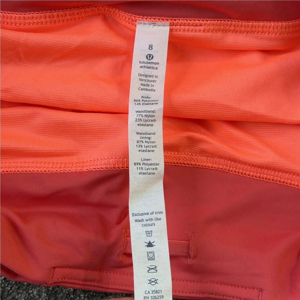 Lululemon clothing - Orange, Pink 4