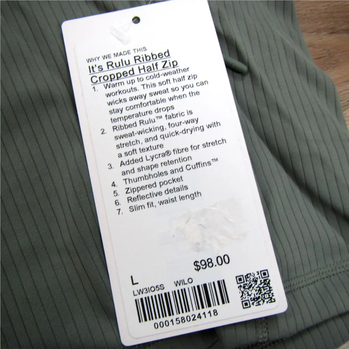 Lululemon clothing - Green 2