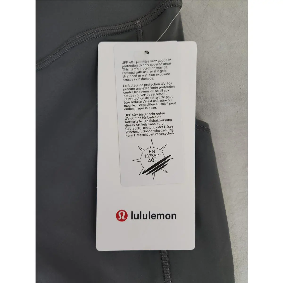 Lululemon clothing - Onyx Grey 1