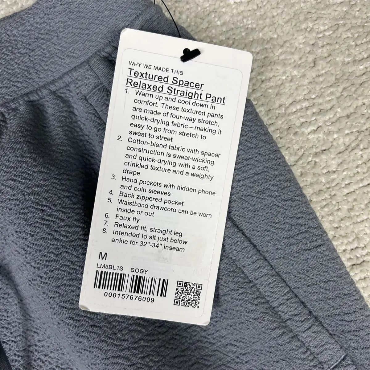 Lululemon clothing - Gray 1