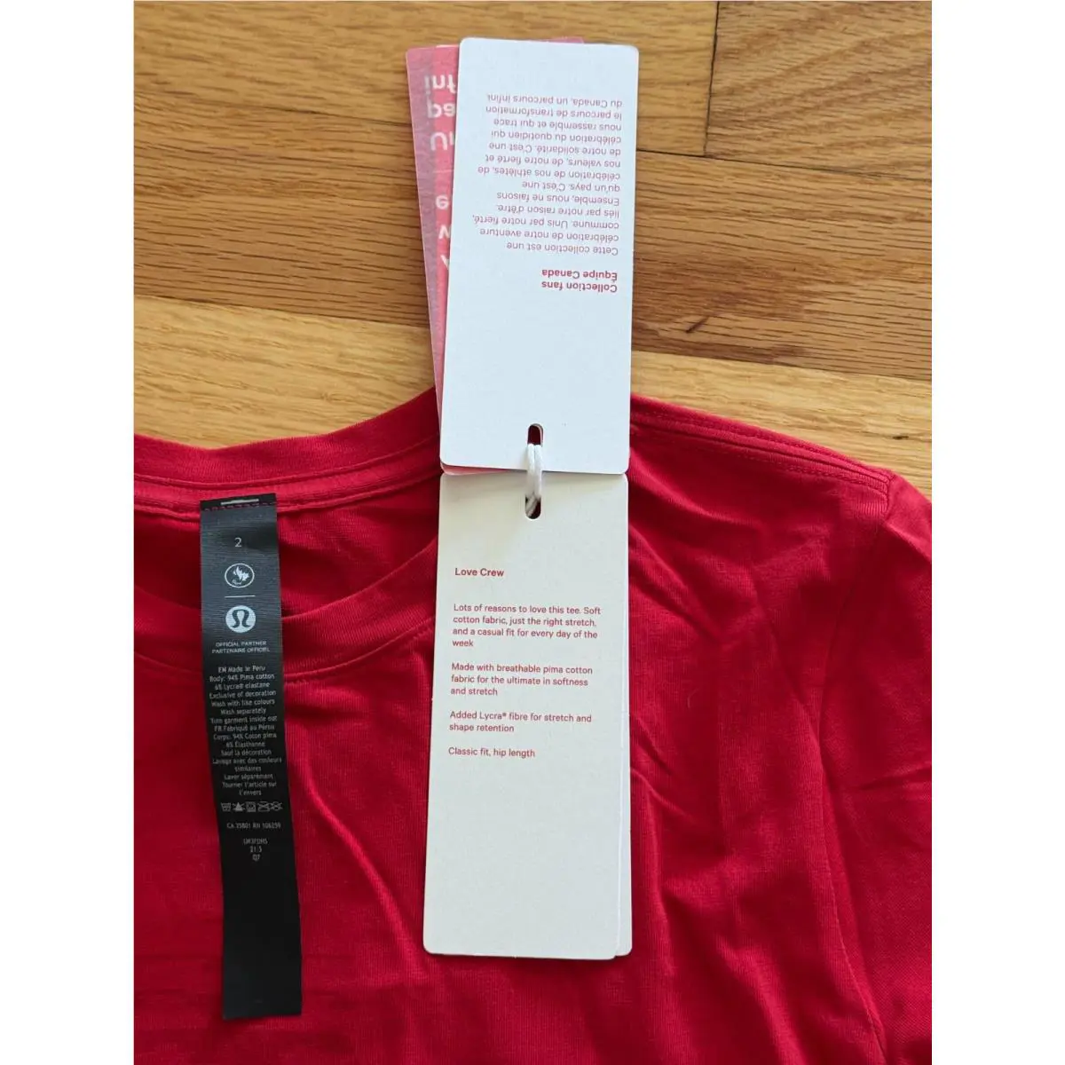 Lululemon clothing - Red 5