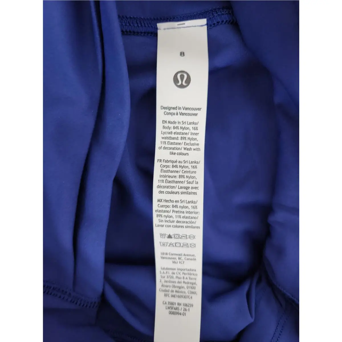 Lululemon clothing - Clubhouse Blue 5
