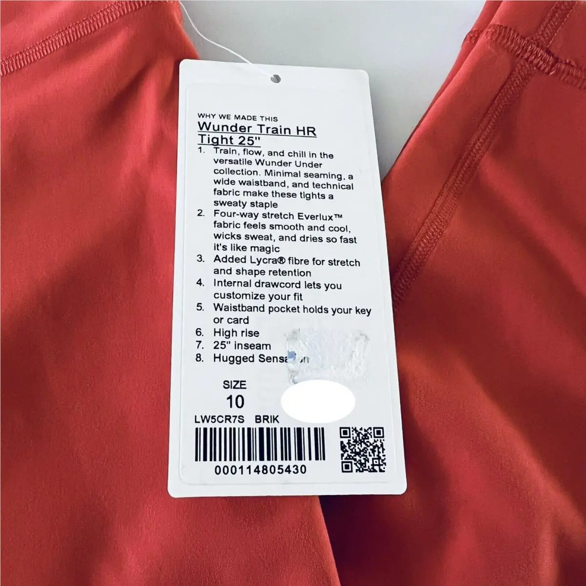 Lululemon clothing - Orange 5
