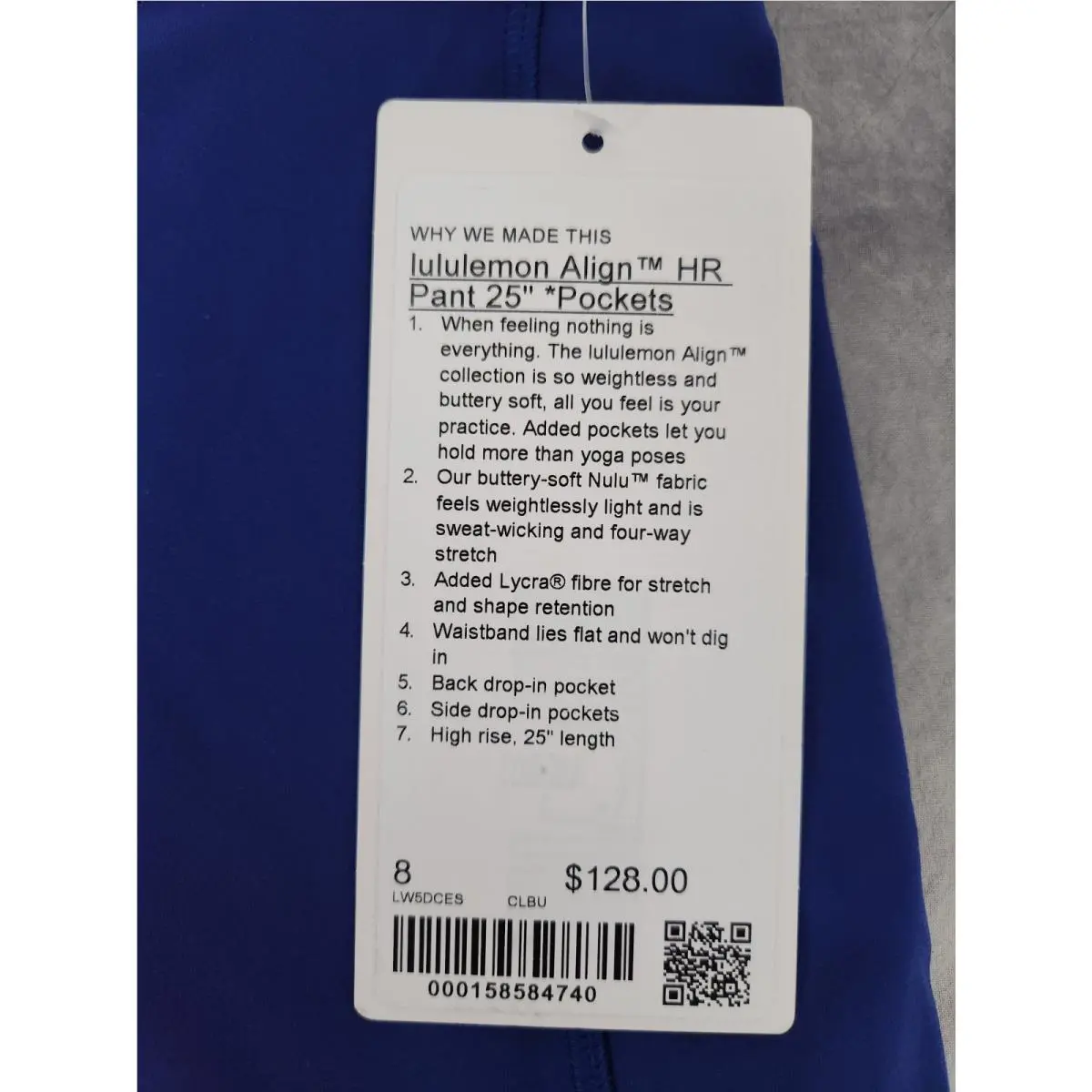 Lululemon clothing - Clubhouse Blue 2