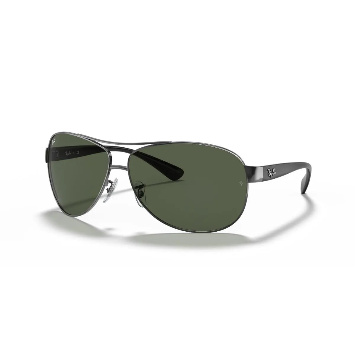 Ray-ban RB3386 Polished Gunmetal/dark Green 67 mm Sunglasses RB3386 004/71 67-13