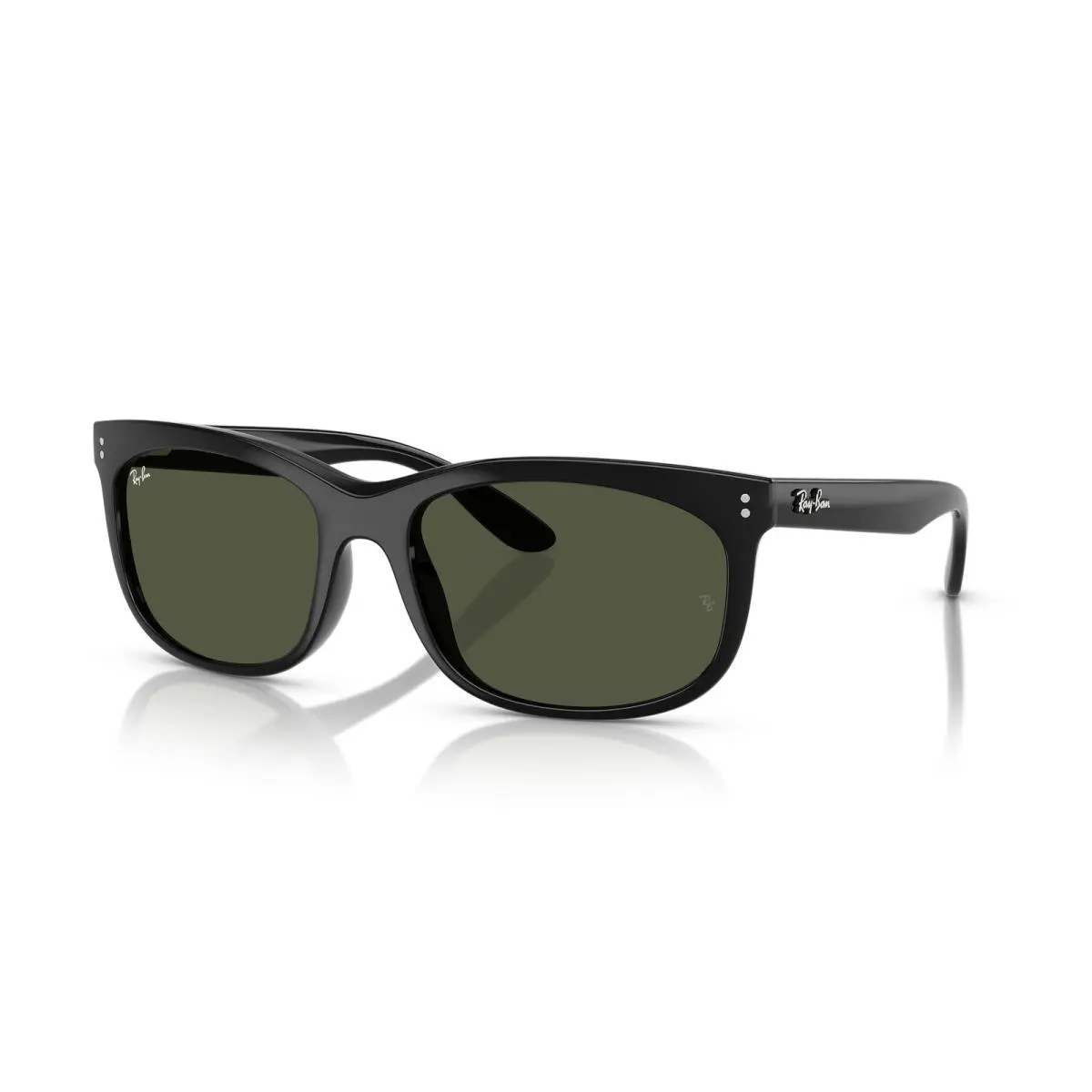Ray-ban Balorette Black/green 60 mm Sunglasses RB2389 901/31 60 - Frame: Black, Lens: Green